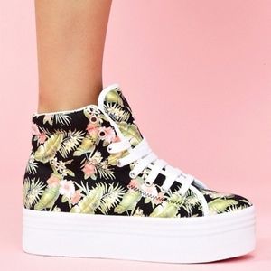 💕Jeffrey Campbell Floral Sneaks!!